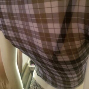 Divided Purple See through crop top